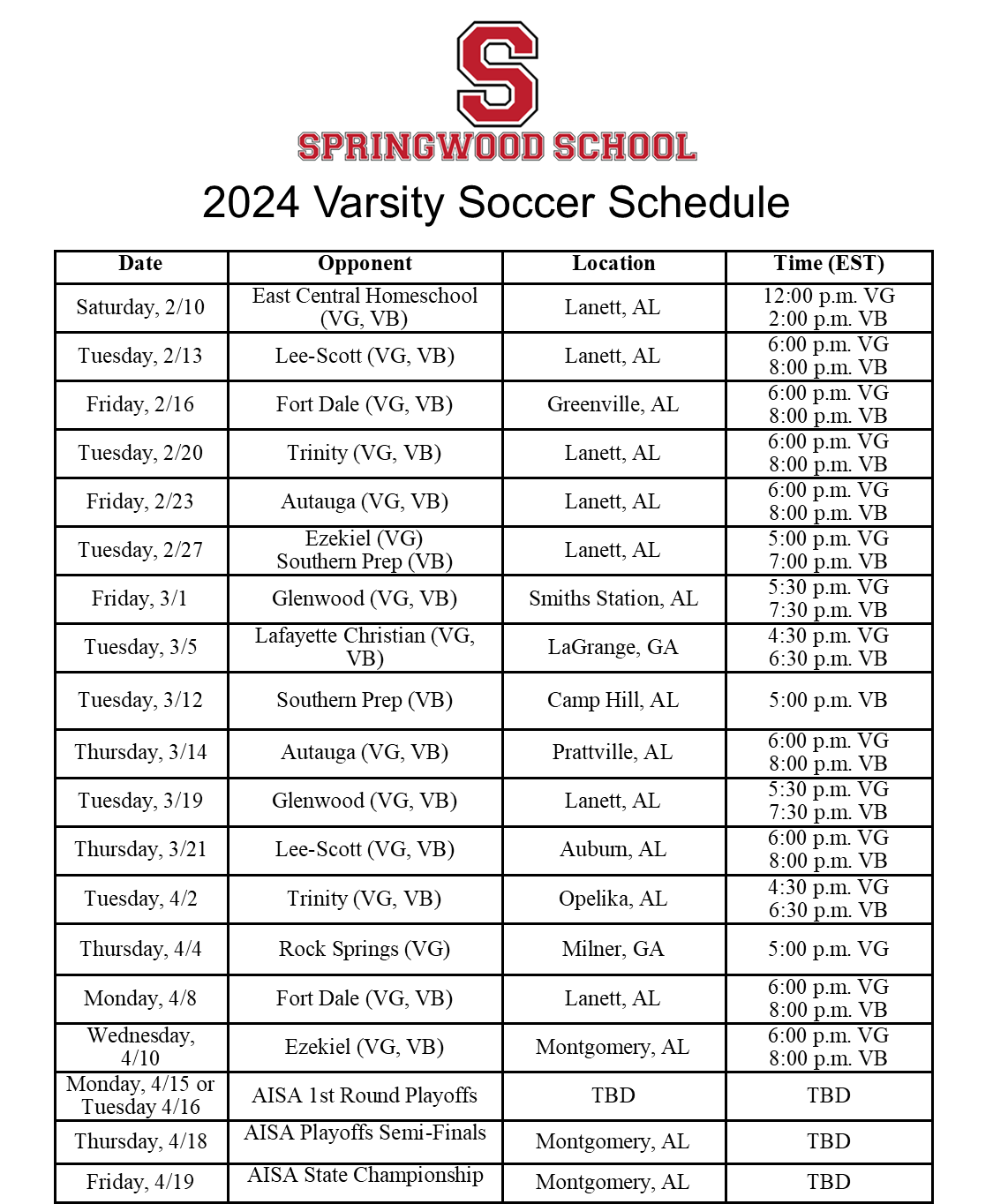 Soccer Springwood School